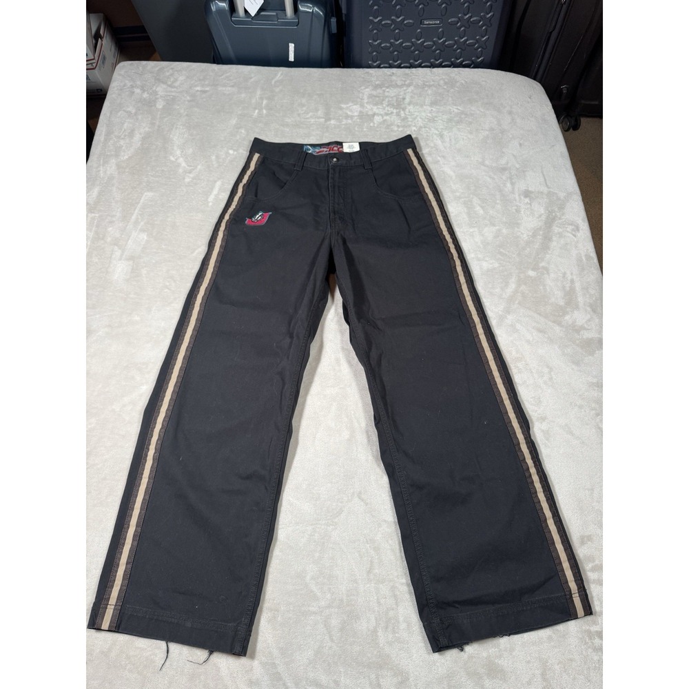 Jnco Jeans Skunk Twill Pants Size 32x30 Black Loose Wide
